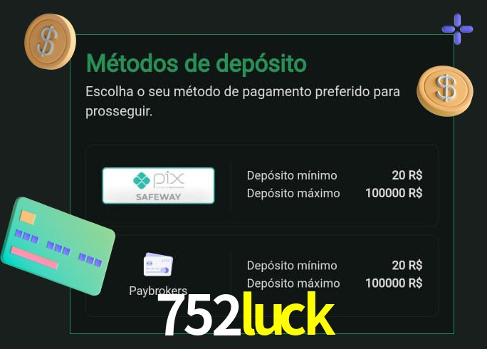 O cassino 752luck oferece uma grande variedade de métodos de pagamento