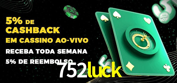 Promoções do cassino ao Vivo 752luck